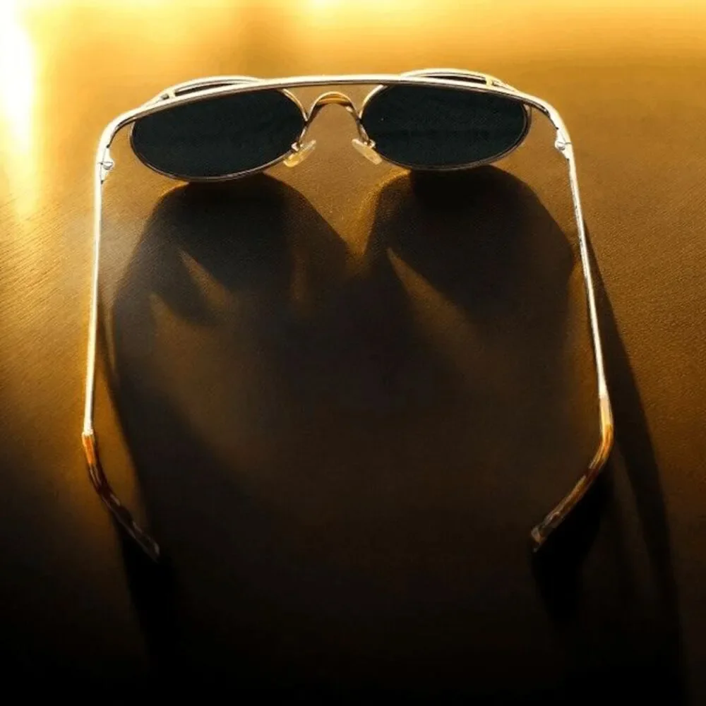 Vintage Porsche Design by‎ Carrera Sunglasses Oval Gold Frame 5681 Australia